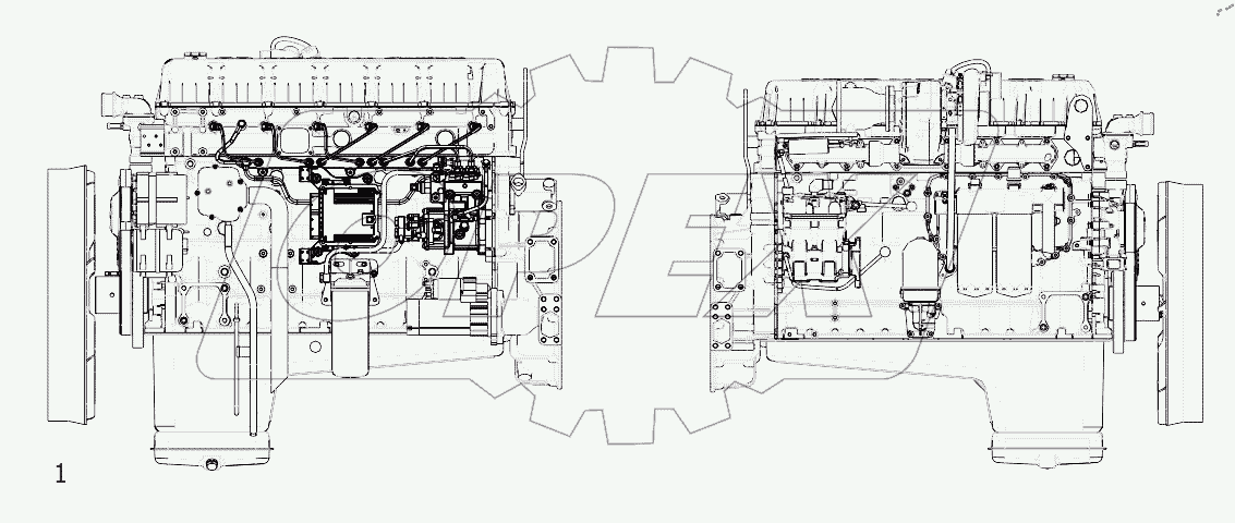  Двигатель CA6DM2-39E51-5