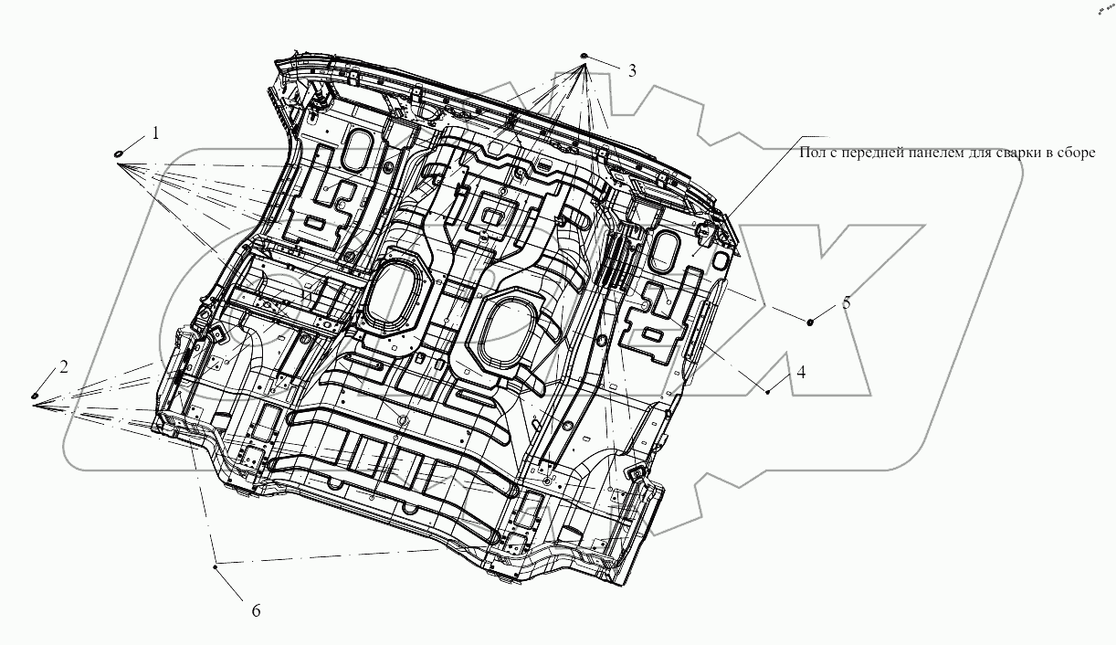  Заглушки отверстий пола