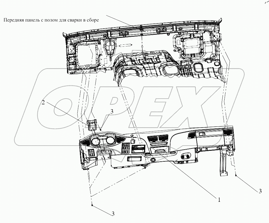  Приборная панель (V)
