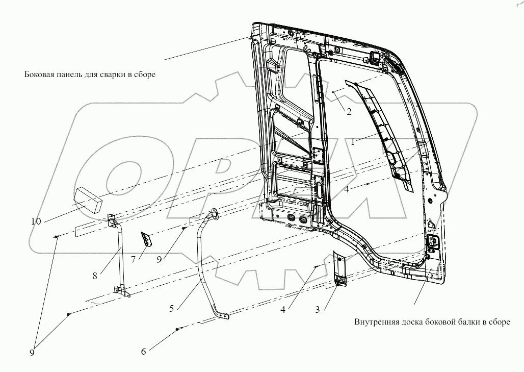 Боковая панель (I)