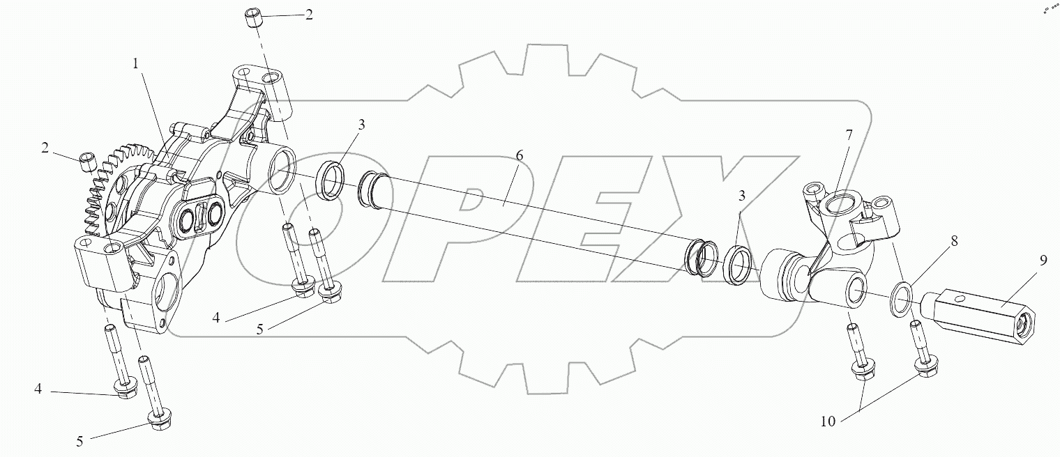  Масляный насос