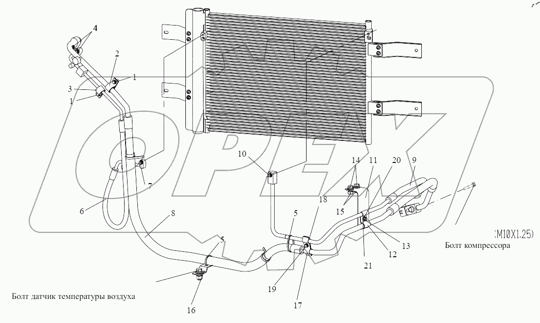  Трубопроводы подачи жидкого фреона