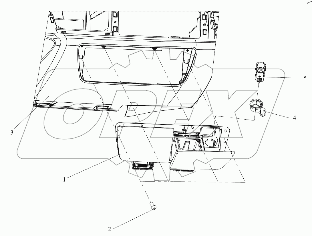  Составляющие элементы пепельницы