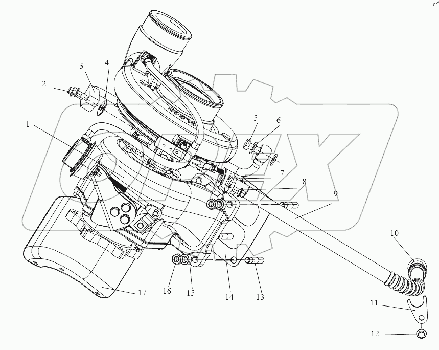  Система турбонаддува
