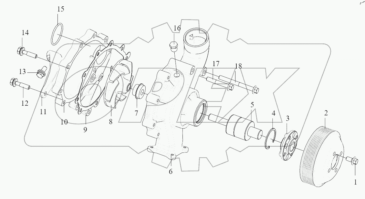  Водяной насос