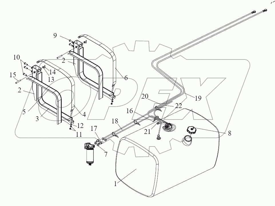  Топливный бак и топливопроводы