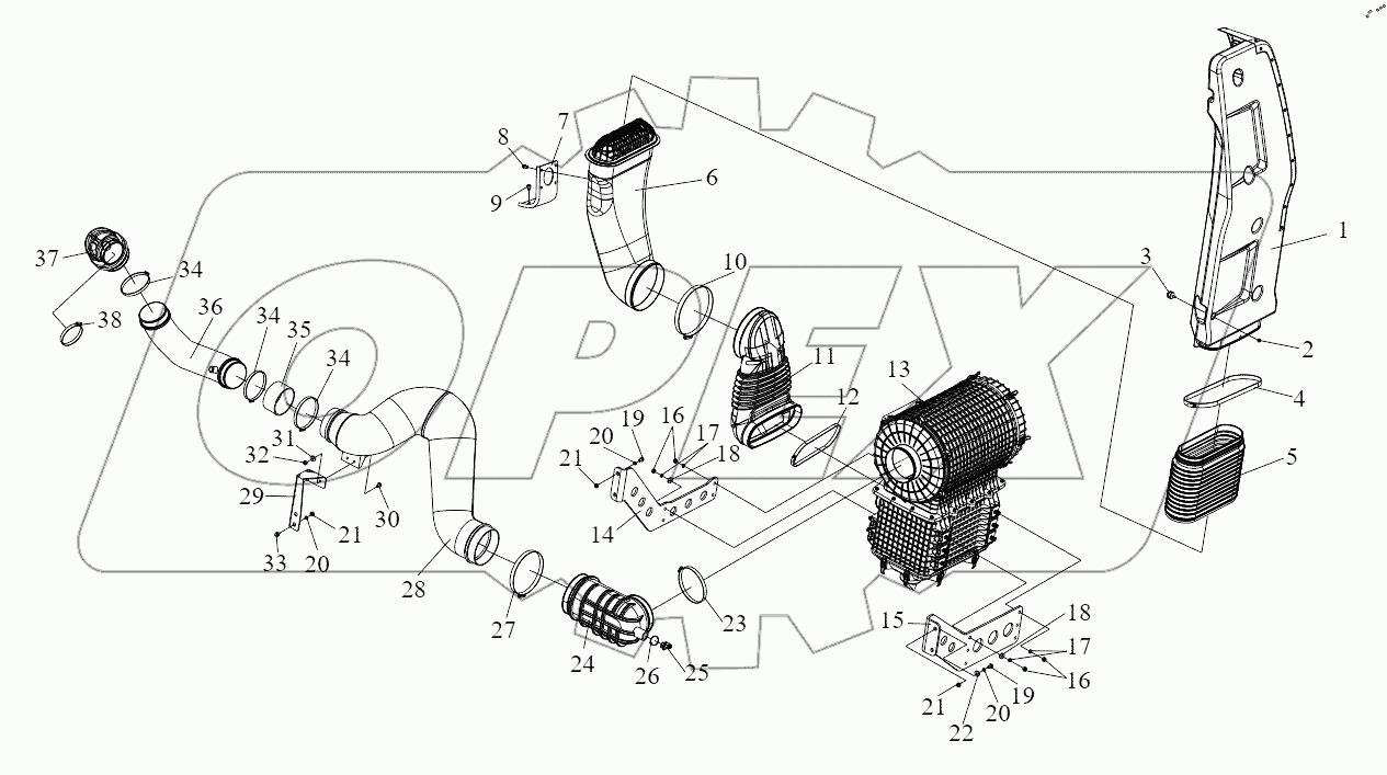  Воздушный фильтр