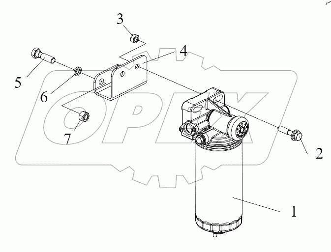  Фильтр грубой очистки топлива