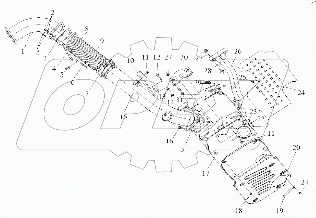  Выхлопная система
