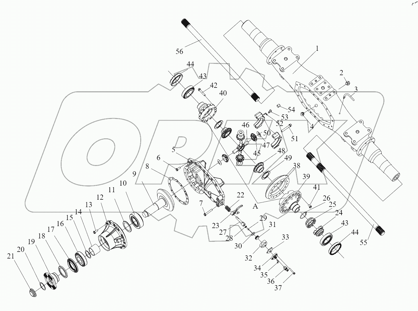  Задний мост