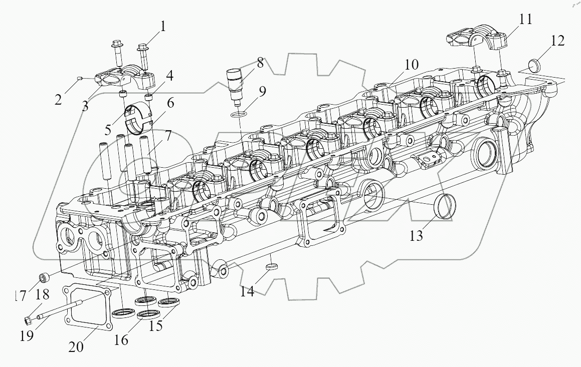  Головка блока цилиндров