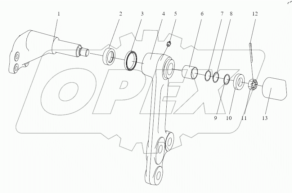  Промежуточная рулевая сошка и кронштейн