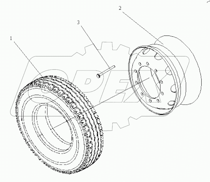  Колеса с шинами