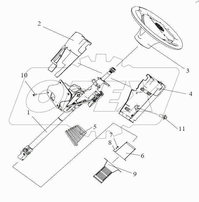  Механизм рулевого управления и привод