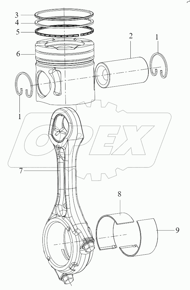  Поршни и шатуны