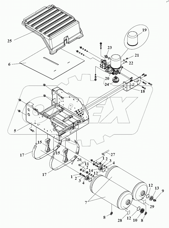  Пневматический тормозной модуль