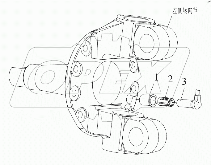  Датчики частоты вращения колес передней оси