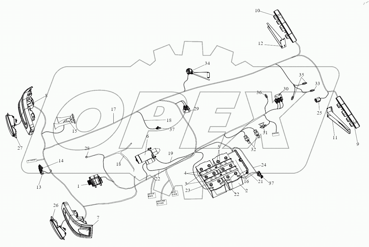  Электрооборудование шасси