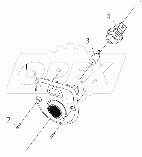  Лампа чтения для водителя