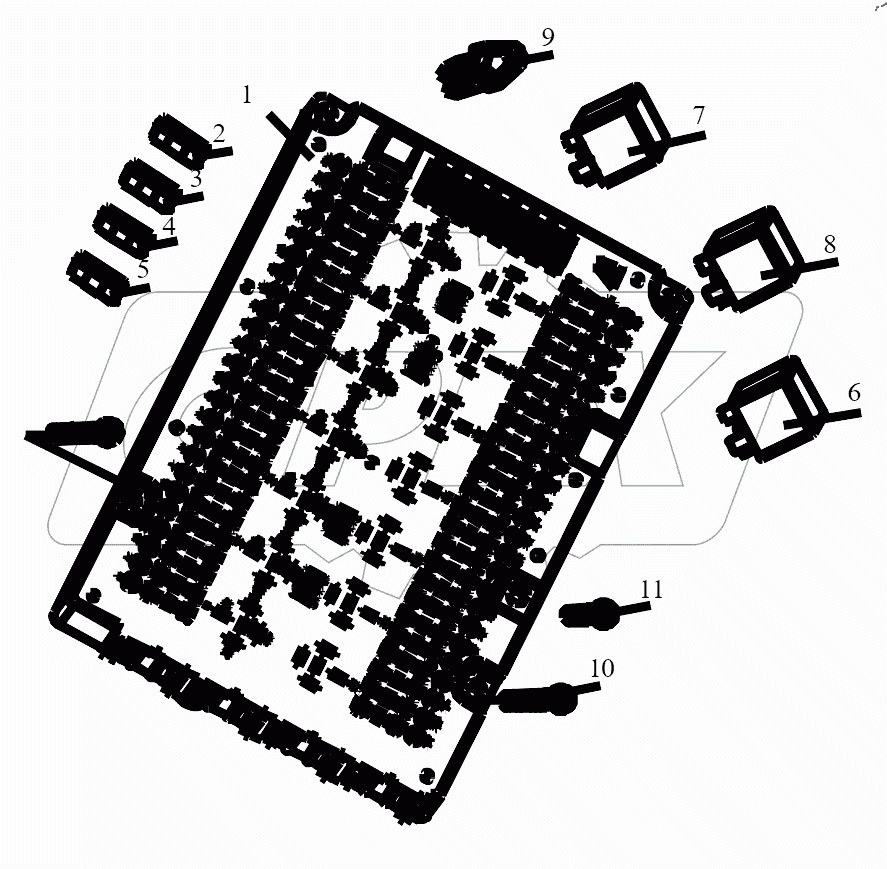  Блок предохранителей с реле