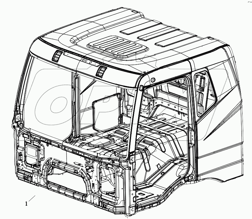  Кабина водителя