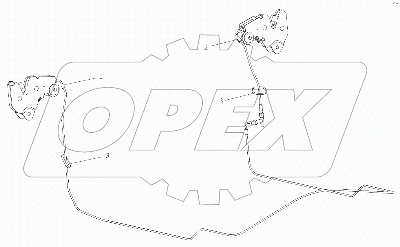  Устройство управления опрокидыванием кабины водителя (2)