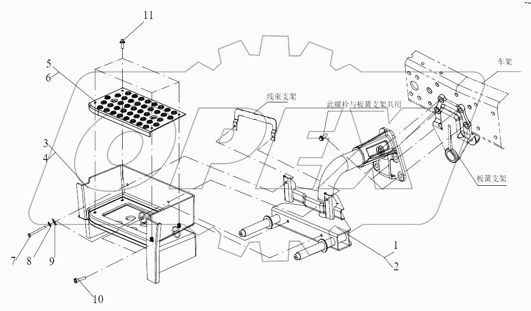  Ножная педаль и передний брызговик (1)