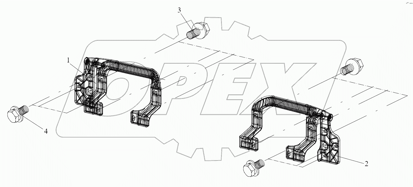  Узел подлокотника