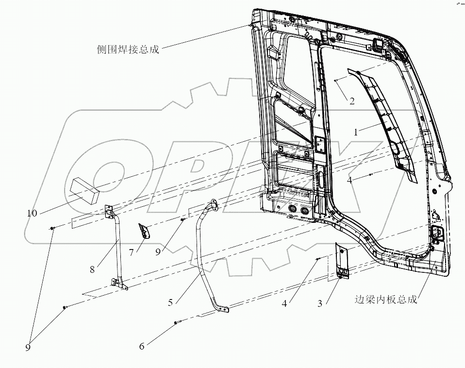  Боковая защитная пластина (1)