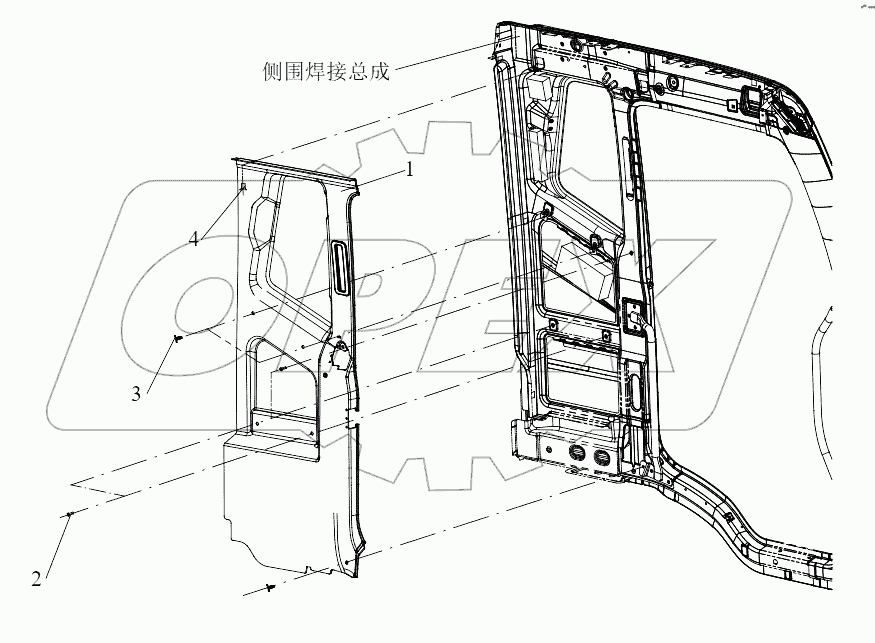  Боковая защитная пластина (2)