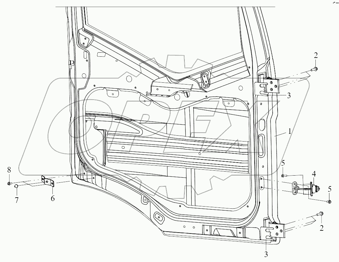  Ограничитель двери автомобиля