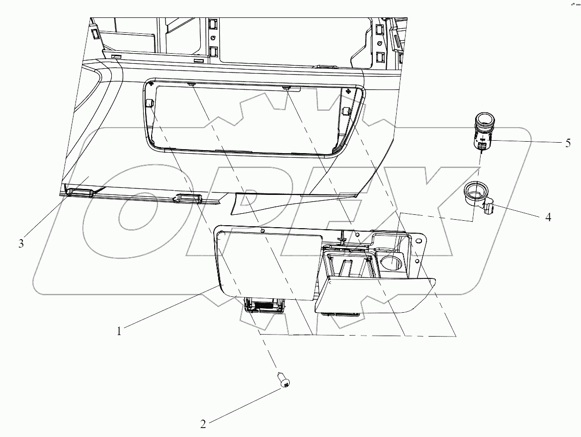  Узел пепельницы