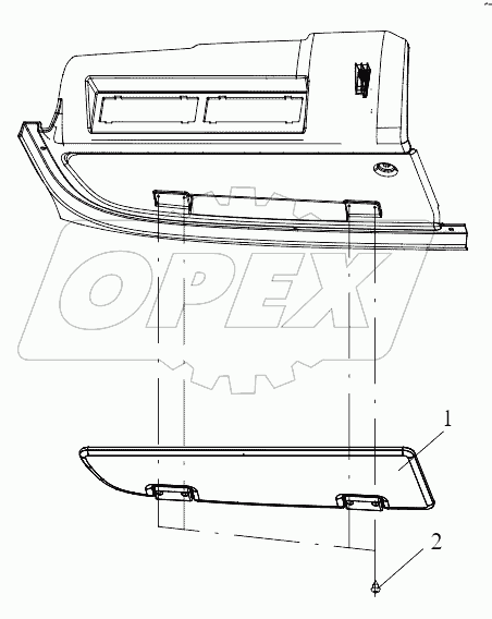  Передний солнцезащитный козырек