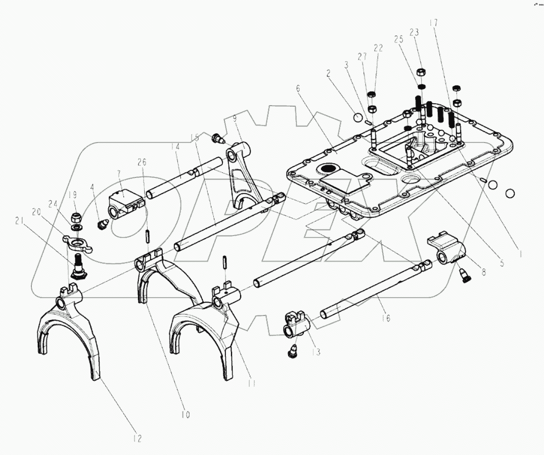  Верхняя крышка в сборе