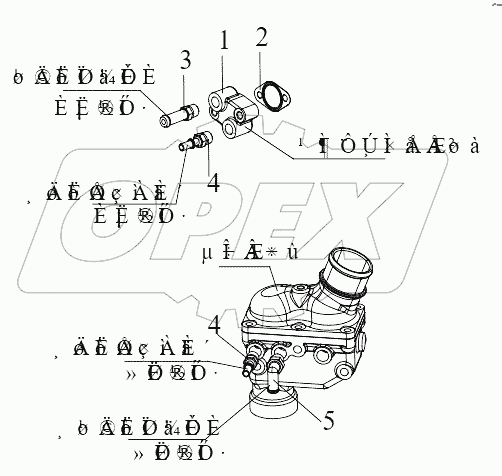  Соединитель для забора охлаждающей воды