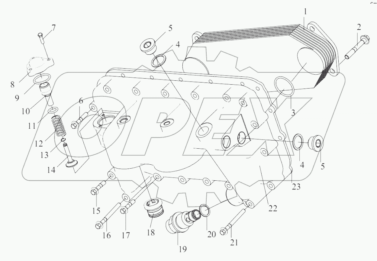  Масляный охладитель