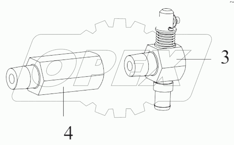  Сливной переключатель