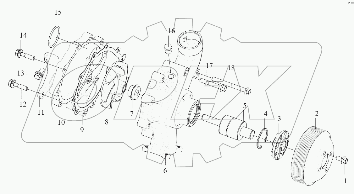  Водяной насос