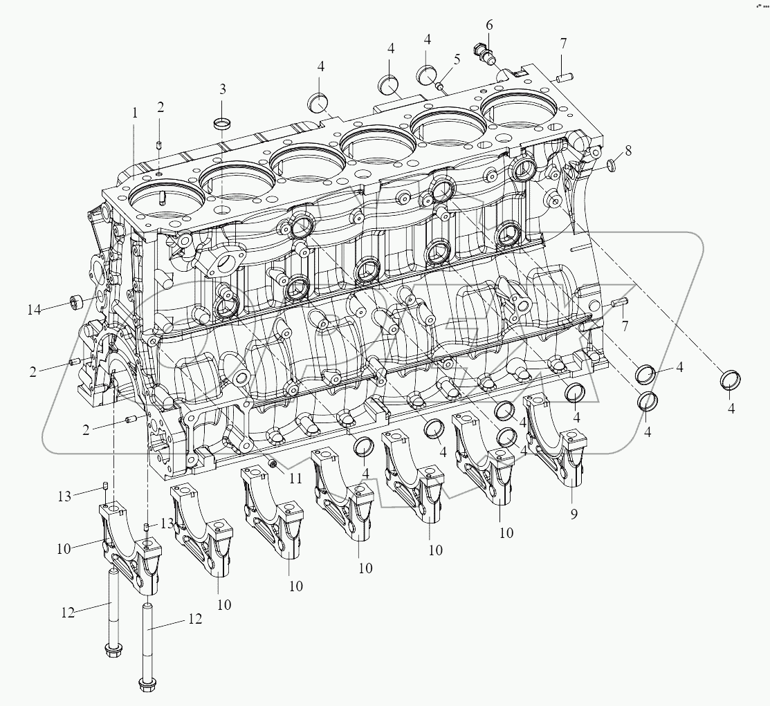  Корпус цилиндра