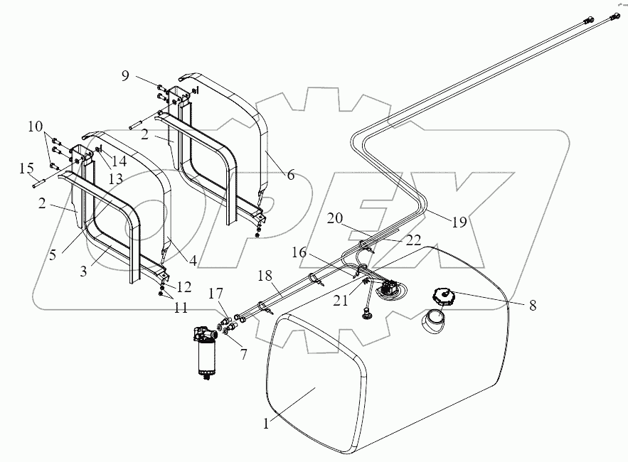  Топливный бак и топливопровод