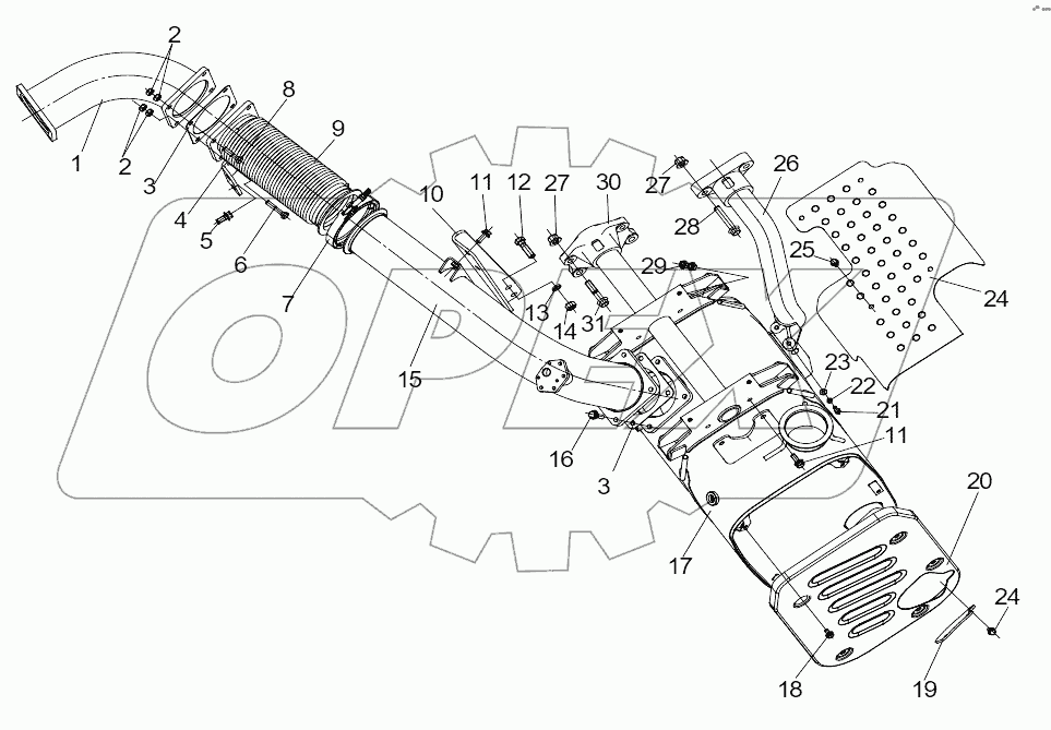  Система выпускного воздуха
