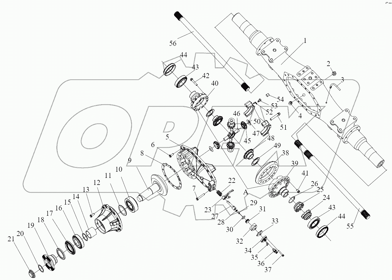  Задний мост