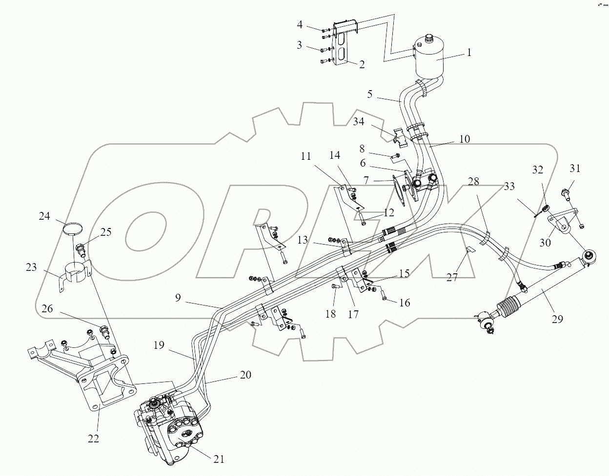  Силовой поворотный трубопровод