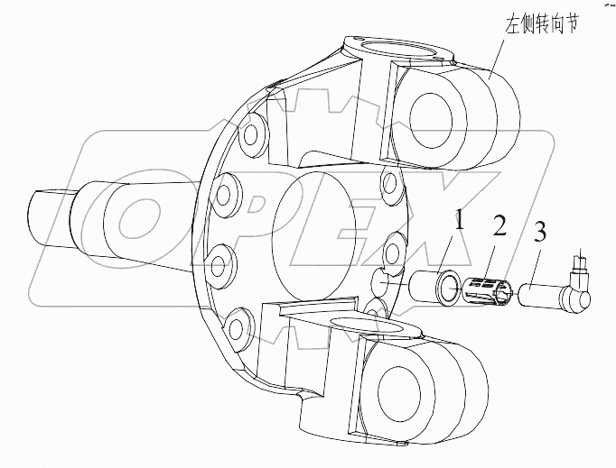  Датчик скорости вращения колеса переднего вала