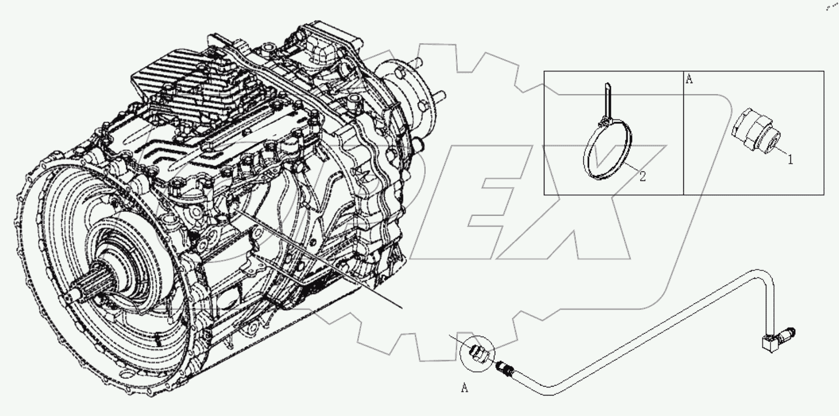  СХЕМА СИСТЕМЫ ГАЗОВОГО КОНТУРА АМТ