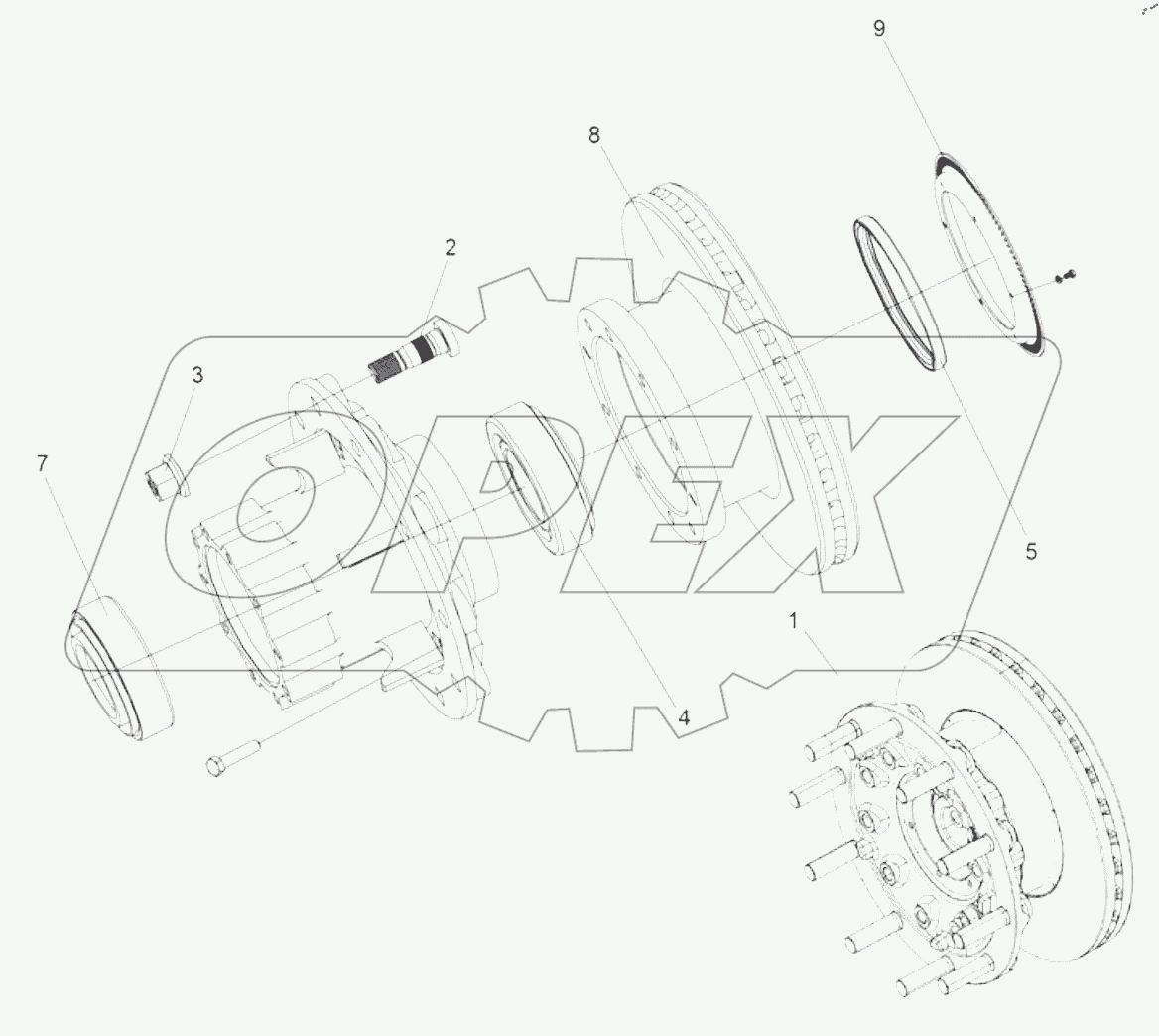  СТУПИЦА ЗАДНЕГО МОСТА