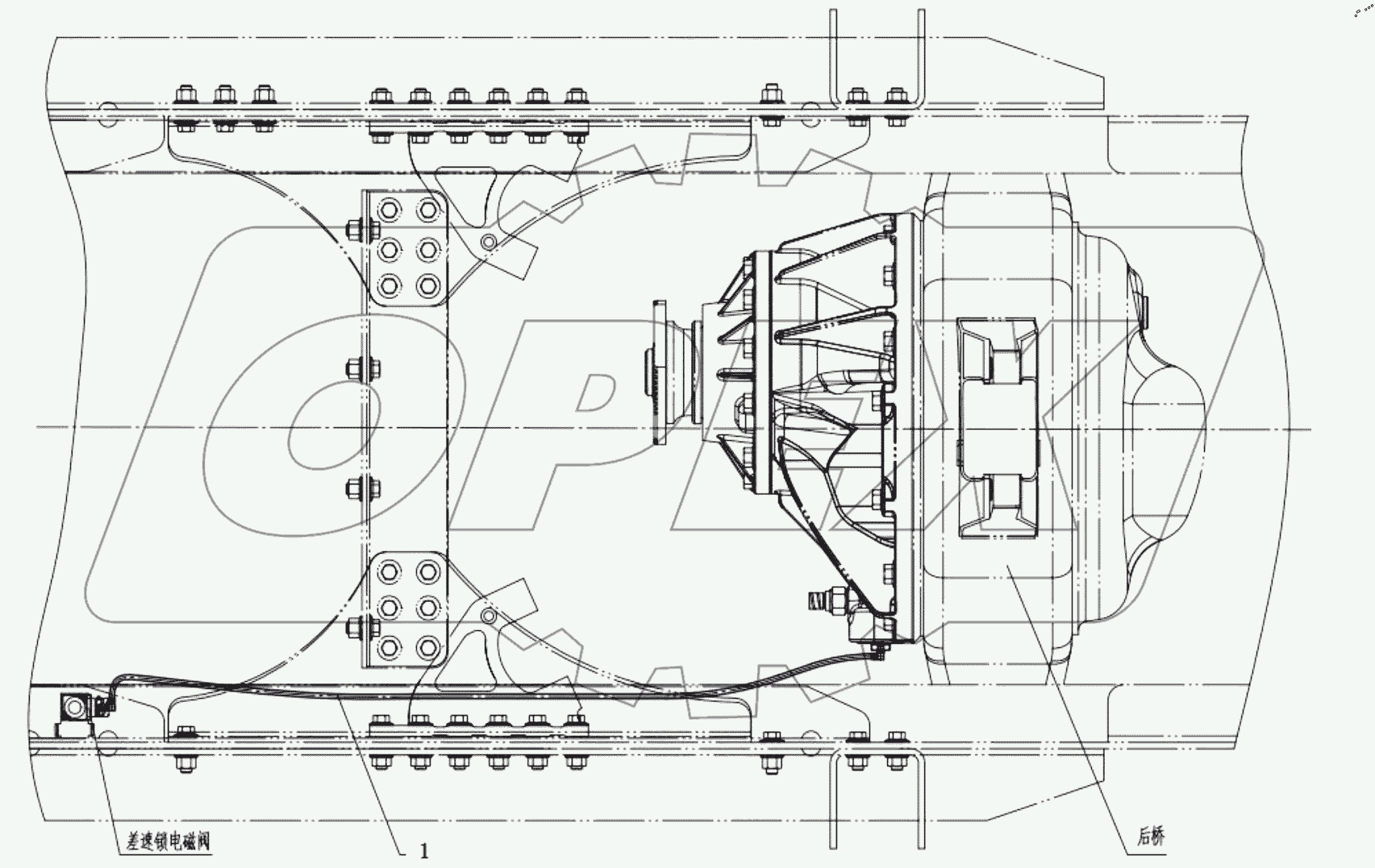 СХЕМА ТРУБОПРОВОДА ВЕДУЩЕГО МОСТА