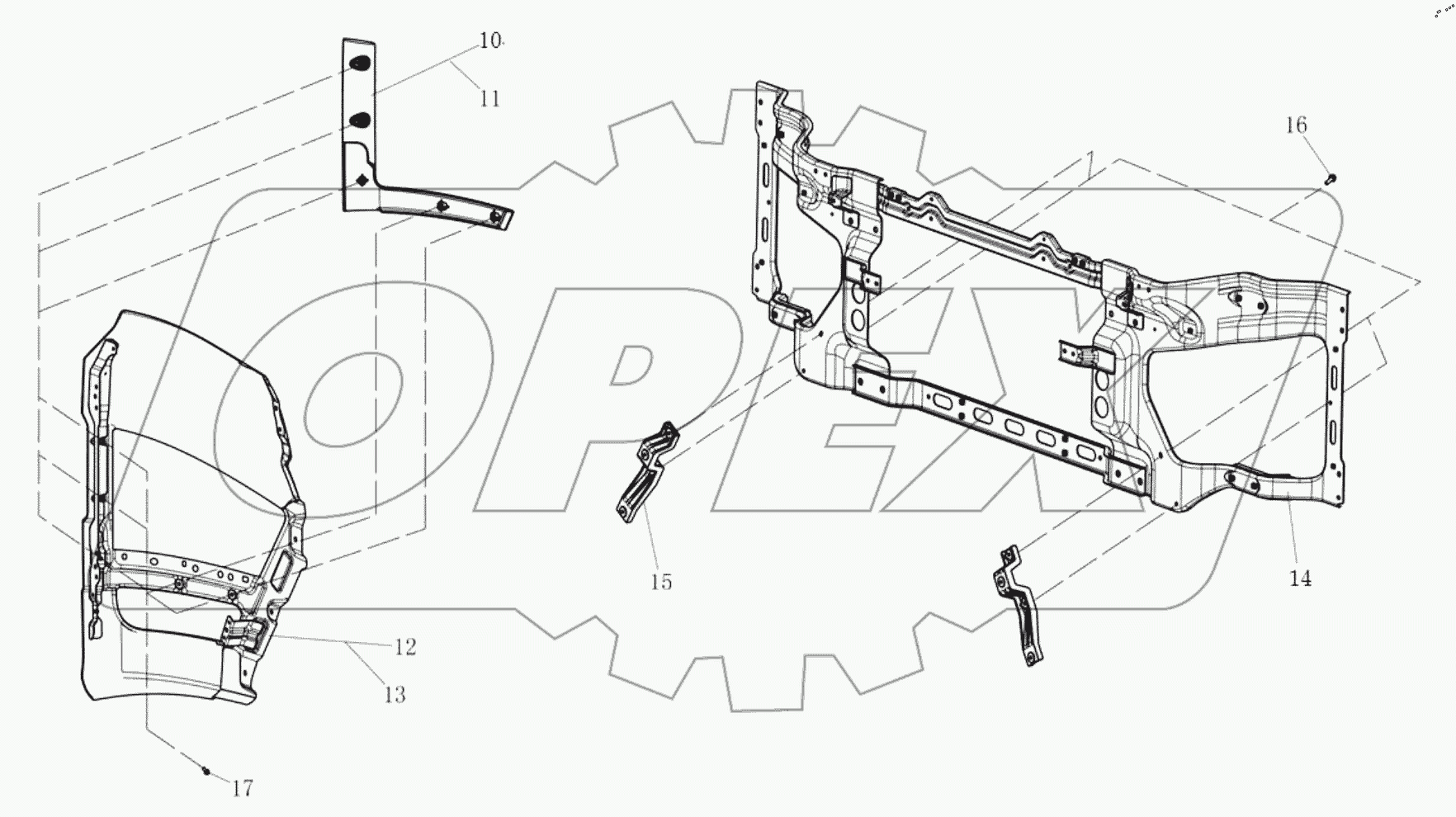  ПЕРЕДНИЙ БАМПЕР