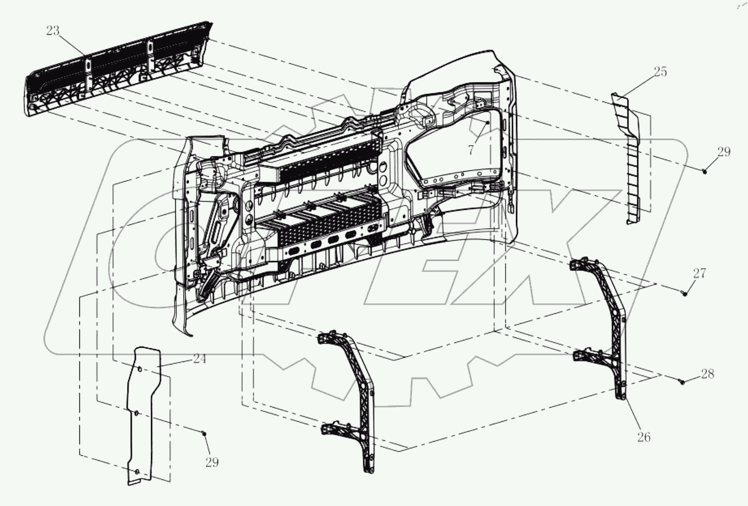  ПЕРЕДНИЙ БАМПЕР