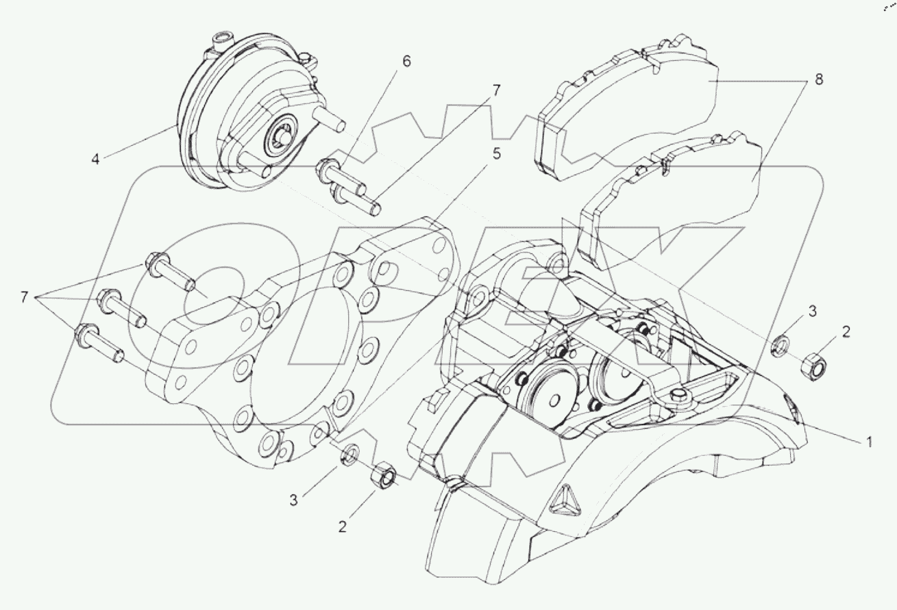  ТОРМОЗ ПЕРЕДНЕГО КОЛЕСА